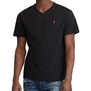 Polo Ralph Lauren Men's V-neck T-shirt Black Size XL
